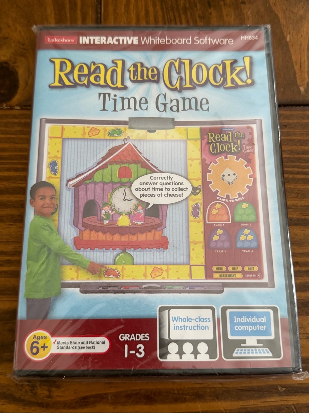 Lakeshore Read the Clock! Time Game Interactive Whiteboard Software PC MAC